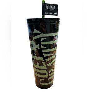 STARBUCKS WICKED DEFY GRAVITY  2024 TUMBLER 24 OZ. NEW GLOW IN THE DARK